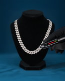 16MM Moissanite Baguette Cuban Link Chain 14K Gold