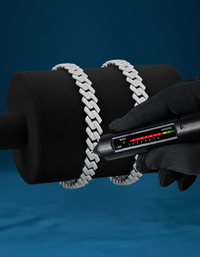 VVS Moissanite Cuban Link Bracelet 14K Gold (ALL SIZES)