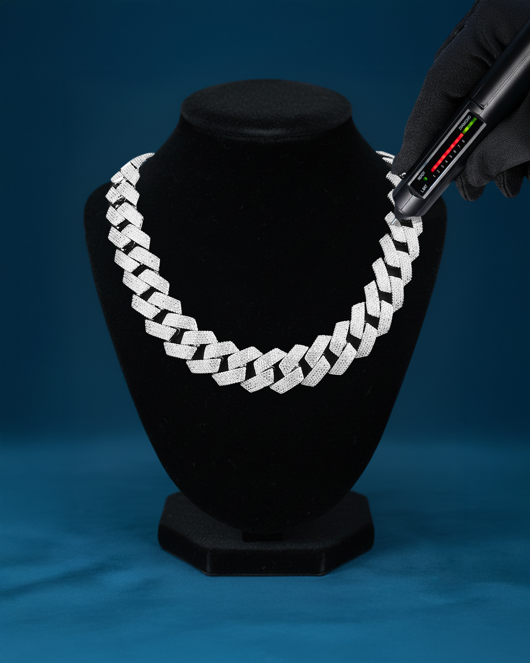 VVS Moissanite Cuban Link Chain 14K Gold (ALL SIZES)