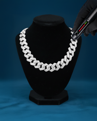 VVS Moissanite Cuban Link Chain 14K Gold (ALL SIZES)