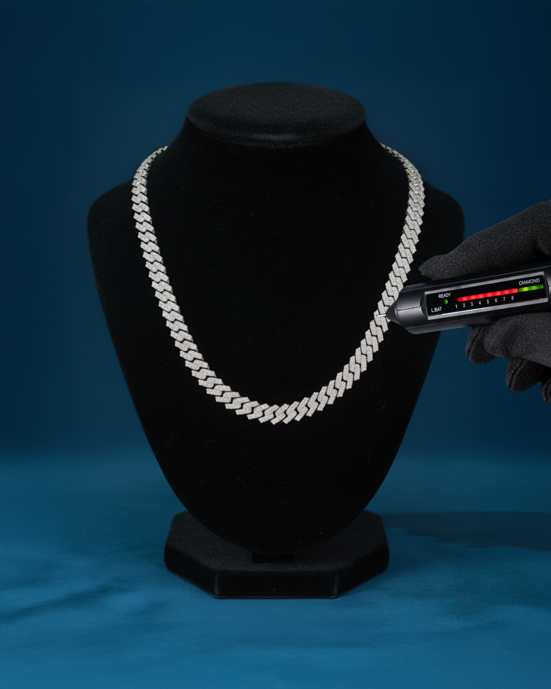 VVS Moissanite Cuban Link Chain 14K Gold (ALL SIZES)