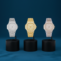 Moissanite PP Watch 14K Gold