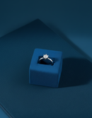 Moissanite Solitaire Engagement Ring 14K Gold